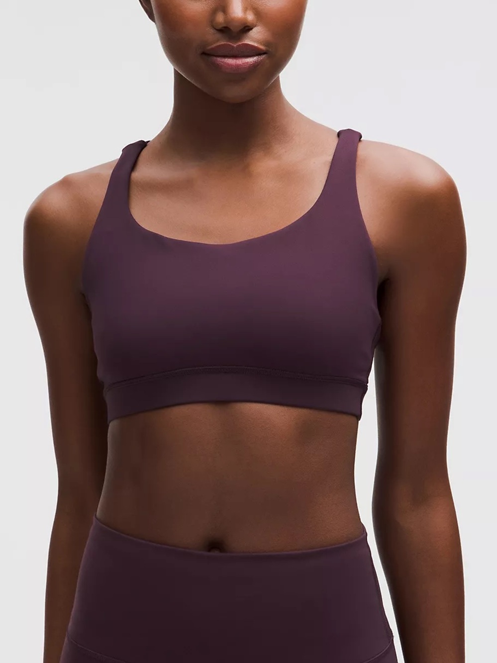 Lululemon Burgundy Sports Bra, size 2